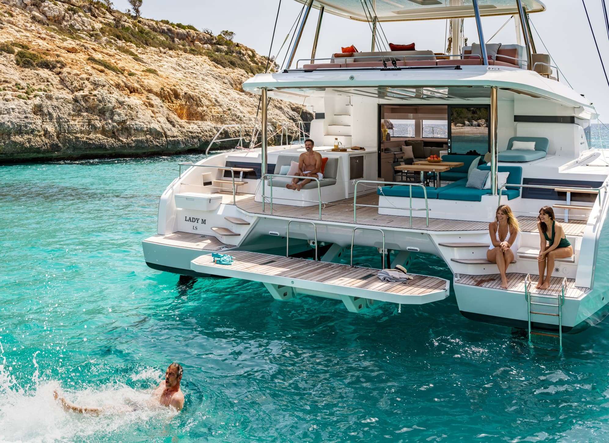 LADY M sailing catamaran in Croatia